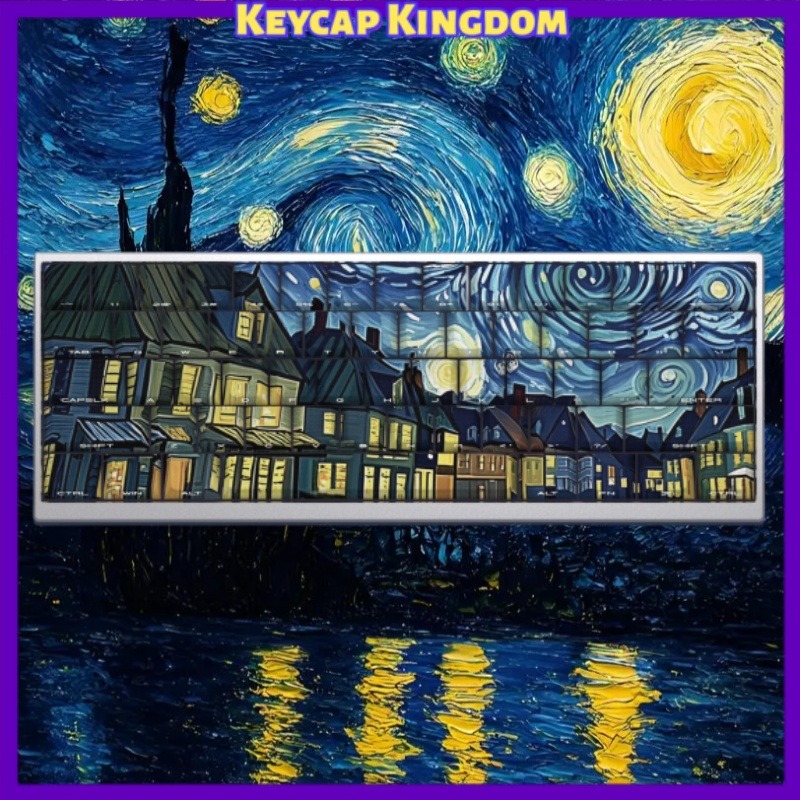 Tablet Gaming Accessories - Van Gogh Starry Sky Theme Keycap