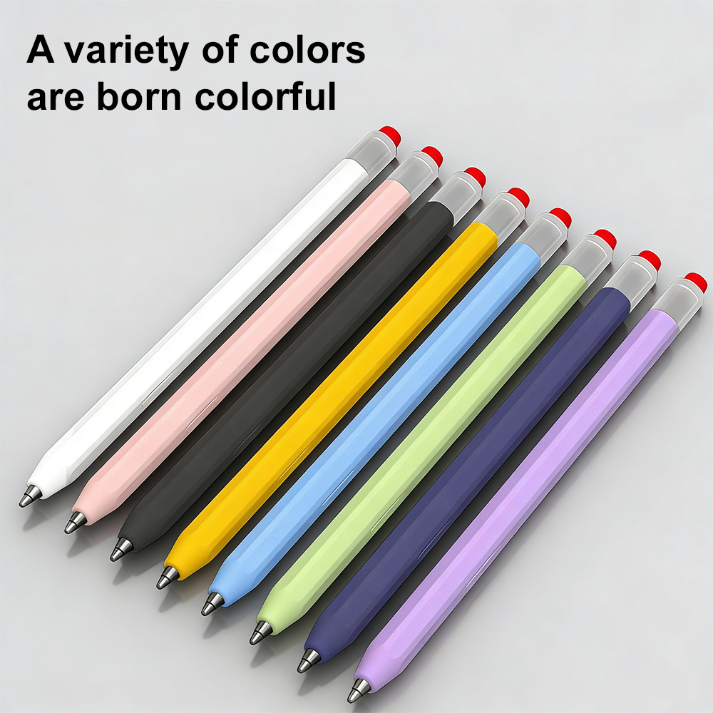 Tablet Accessories Case - Soft Silicone Shockproof Pencil Case for
