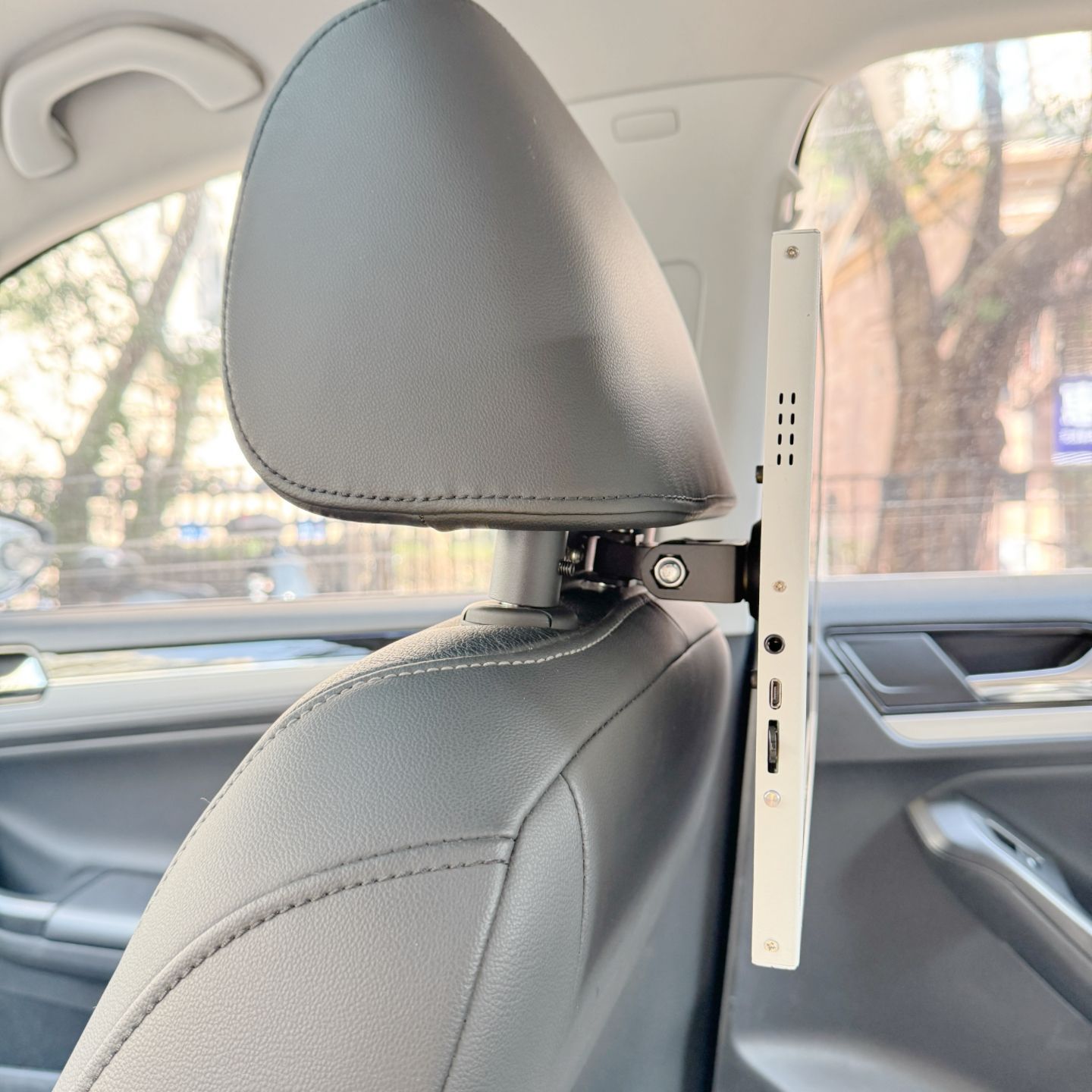 Tablet Car Mount - Aluminum Alloy Car Headrest Monitor Bracket