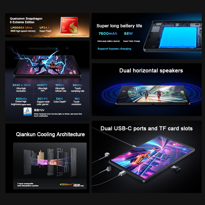 Original Lenovo Legion Y700 4t - đánh giá và giá Android Tablet Gaming Accessories
