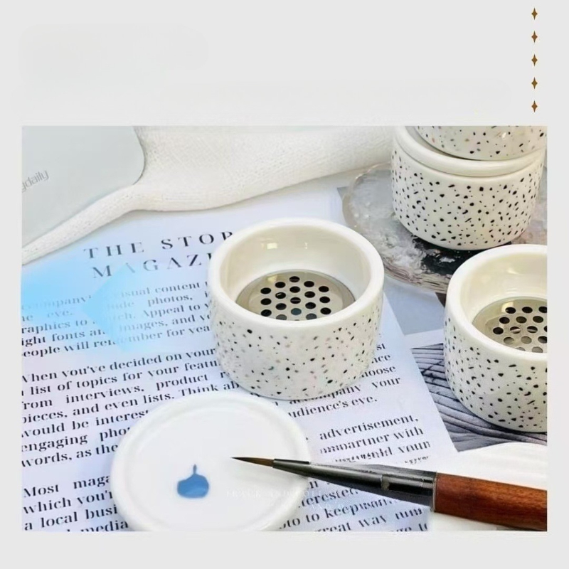 Ceramic Paint Brush Washer Cup - đánh giá và giá Case With Pencil Holder
