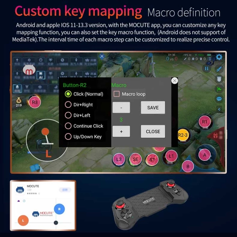 Cell Phone Gamepad Joystick Fo - đánh giá và giá Android Tablet Gaming Accessories