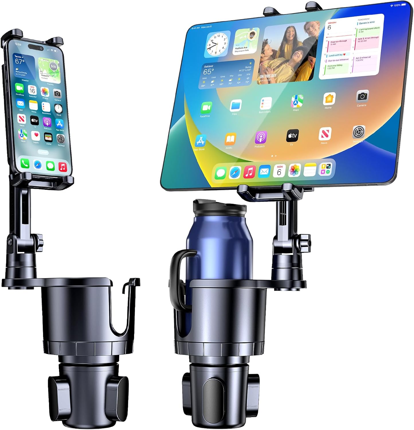 Cup Holder Phone Tablet Mount, - đánh giá và giá Tablet Car Mount