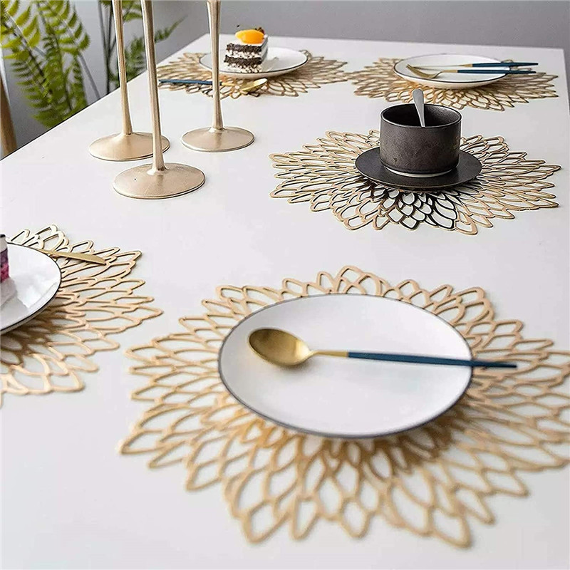 PVC Hibiscus Flowers Placemat  - đánh giá và giá Tablet Accessories Kit