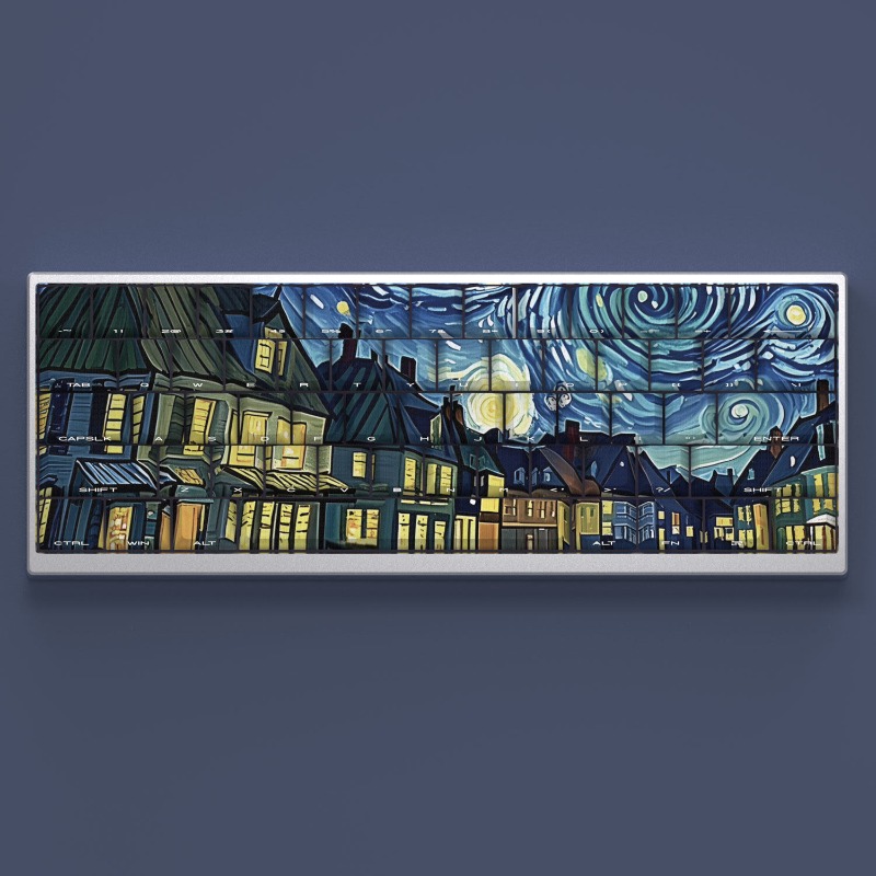 Van Gogh Starry Sky Theme Keyc - đánh giá và giá Tablet Gaming Accessories