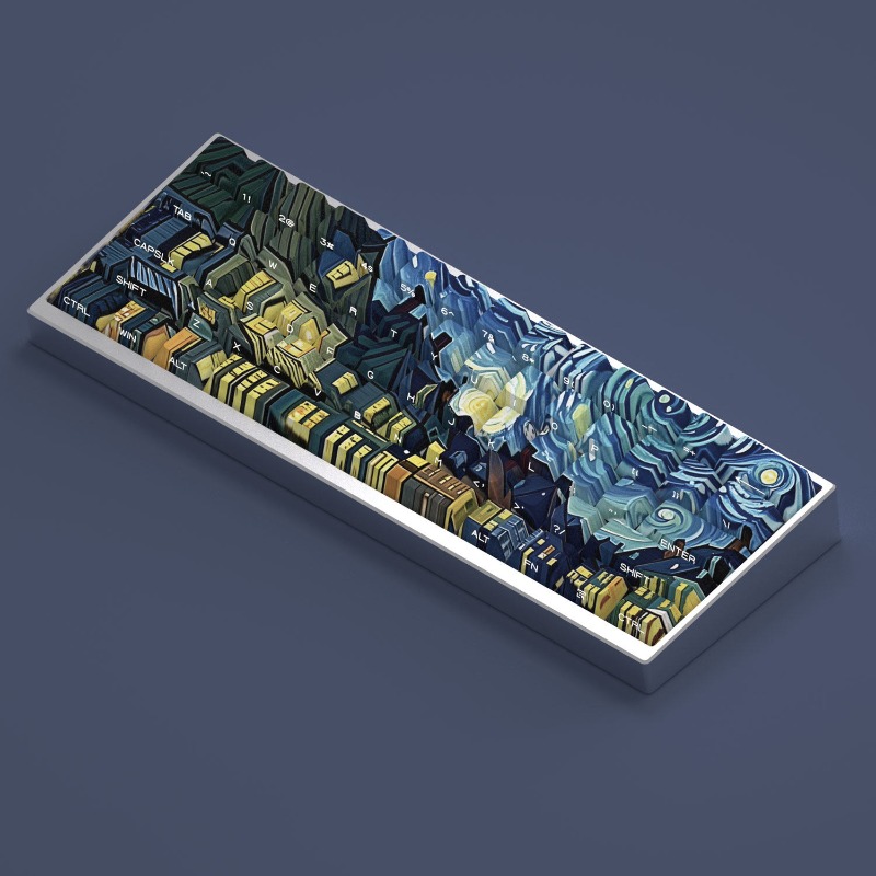 Van Gogh Starry Sky Theme Keyc - đánh giá và giá Tablet Gaming Accessories