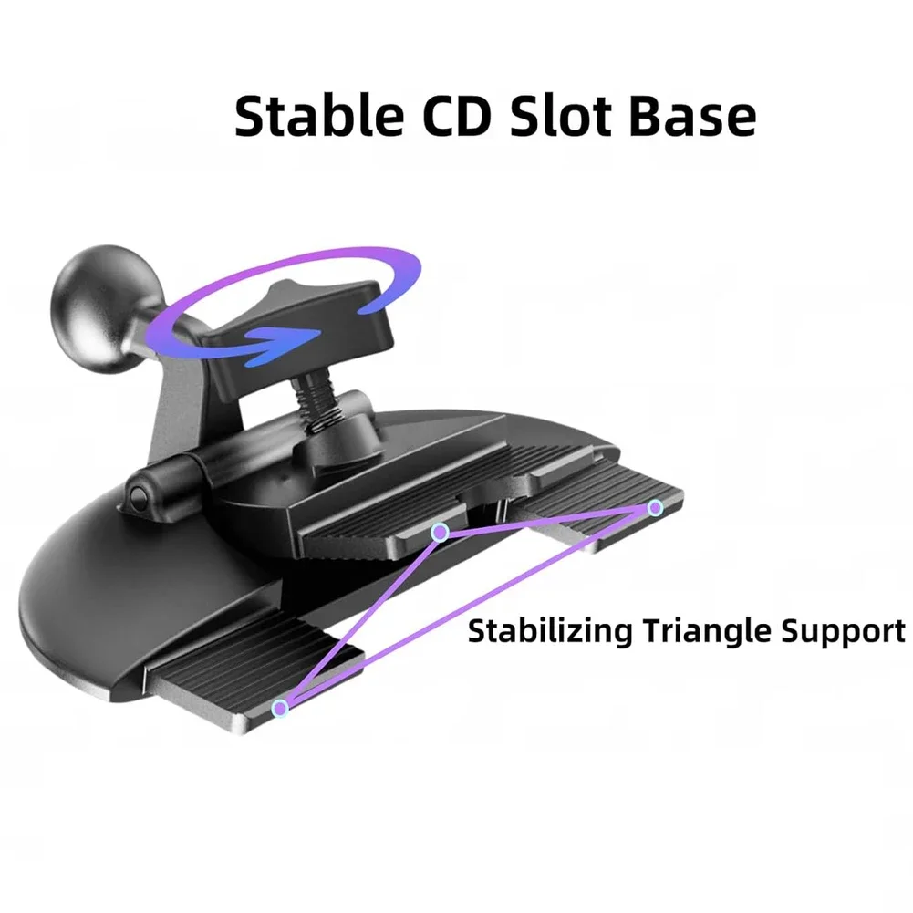 Adjustable CD Slot Car Holder  - đánh giá và giá Tablet Car Mount