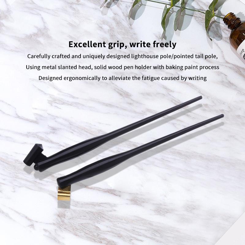 △ Oblique Dip Pen Holder Engli - đánh giá và giá Case With Pencil Holder