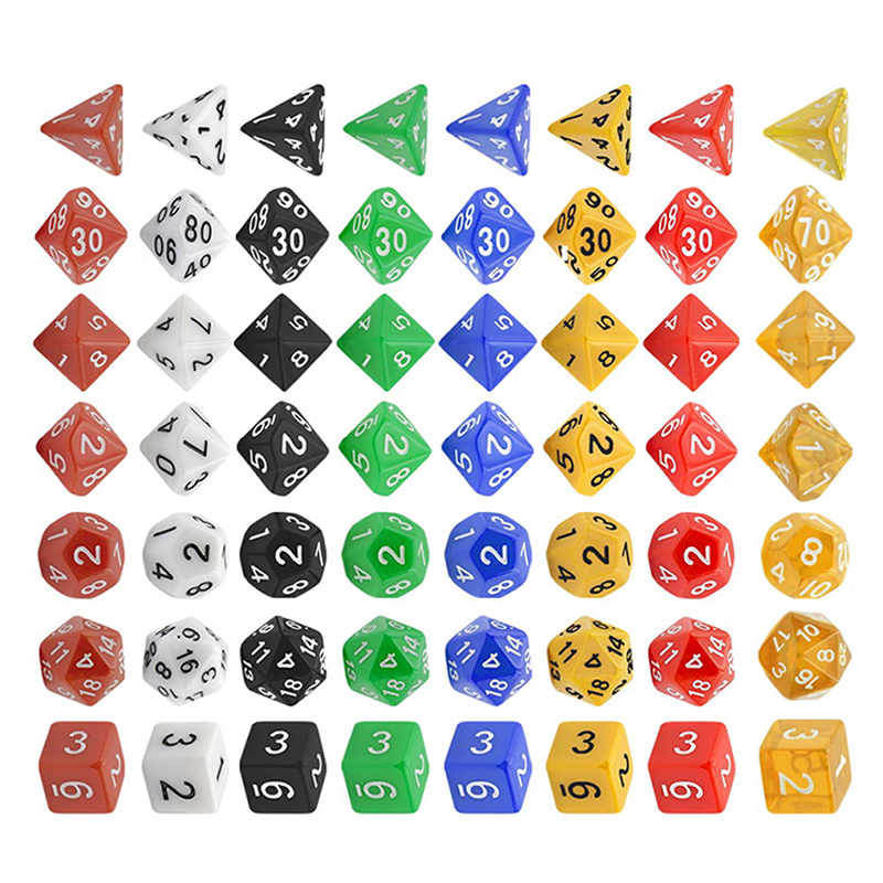7-Piece Polyhedral Dice Set wi - đánh giá và giá Tablet Accessories Kit