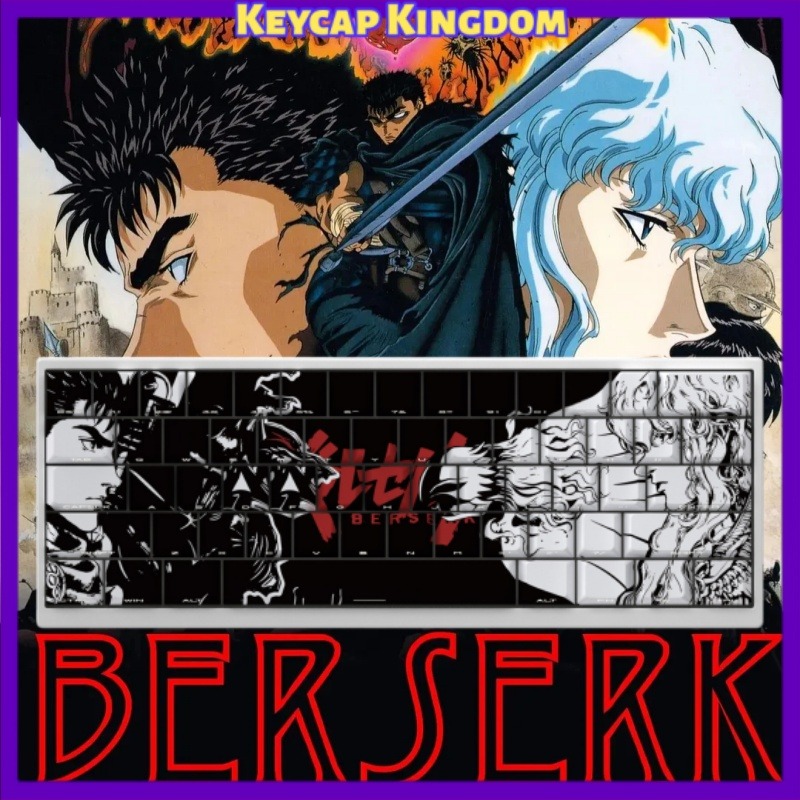 BERSERK Theme Anime Keycap 98  - đánh giá và giá Tablet Gaming Accessories
