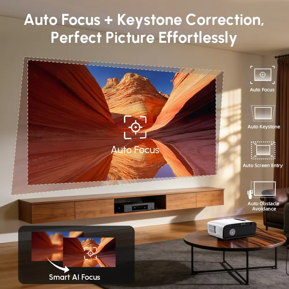 NewA9S 4k Projector Auto Focus - đánh giá và giá Android Tablet Gaming Accessories